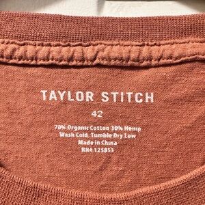Taylor Stitch Rust Short Sleeve Tee